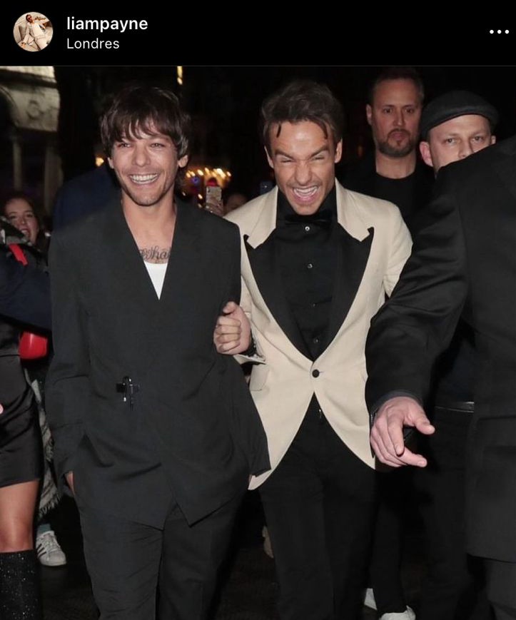 LouisStanBr's tweet photo. 📲 | Liam Payne via Instagram sobre a premiere de Londres do #AllOfThoseVoices.

"Enxergar o mundo pelos seus olhos ontem a noite foi a coisa mais bonita de experiênciar. Meu pescoço dói do tanto que estou olhando para cima, para você, agora." https://t.co/TTHWD7afQP