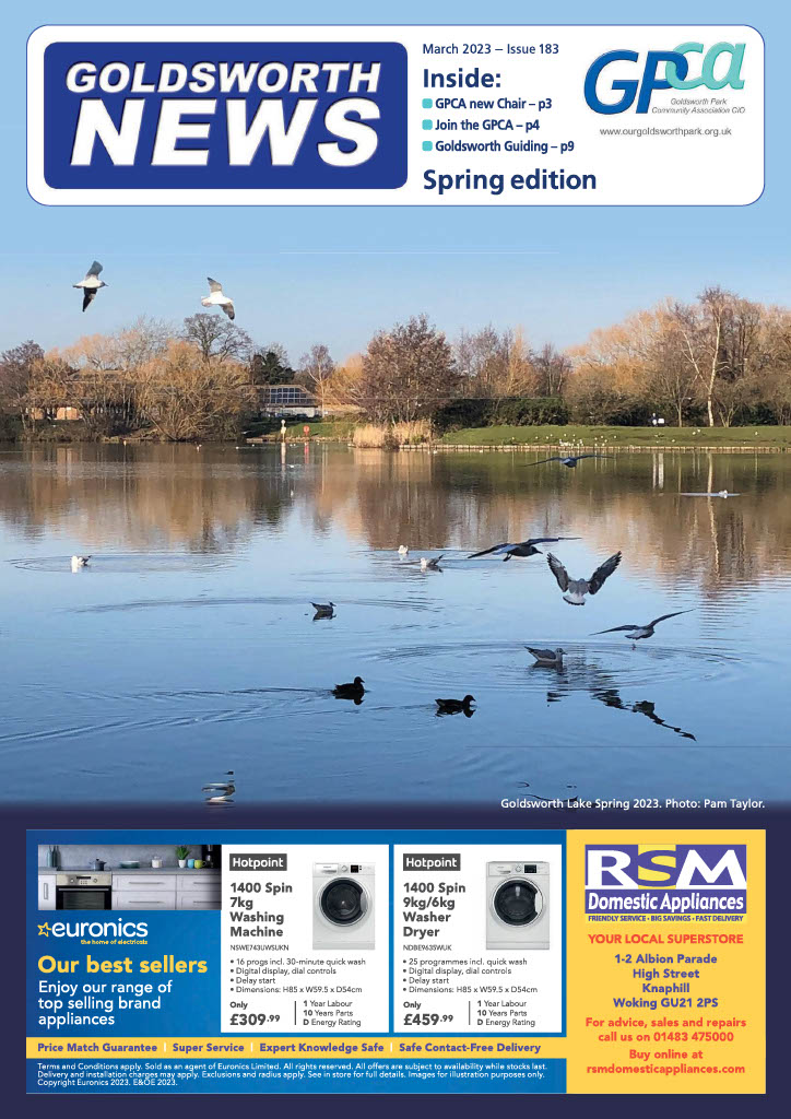 ourgpca's tweet photo. The spring edition of the Goldsworth News magazine is available to read on the GPCA website. https://t.co/2qwHDdc2S9 https://t.co/WrGtnl1aDK