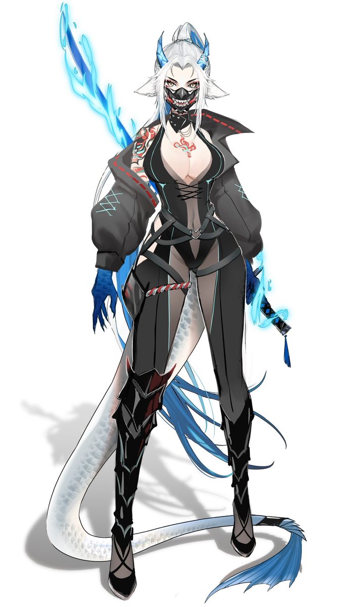 Ray 🐲⛩️ on X: I wanted to show of the amazing desing my model was made of  wufeii took just ideas and inspiration and did something so incredible out  of it she's