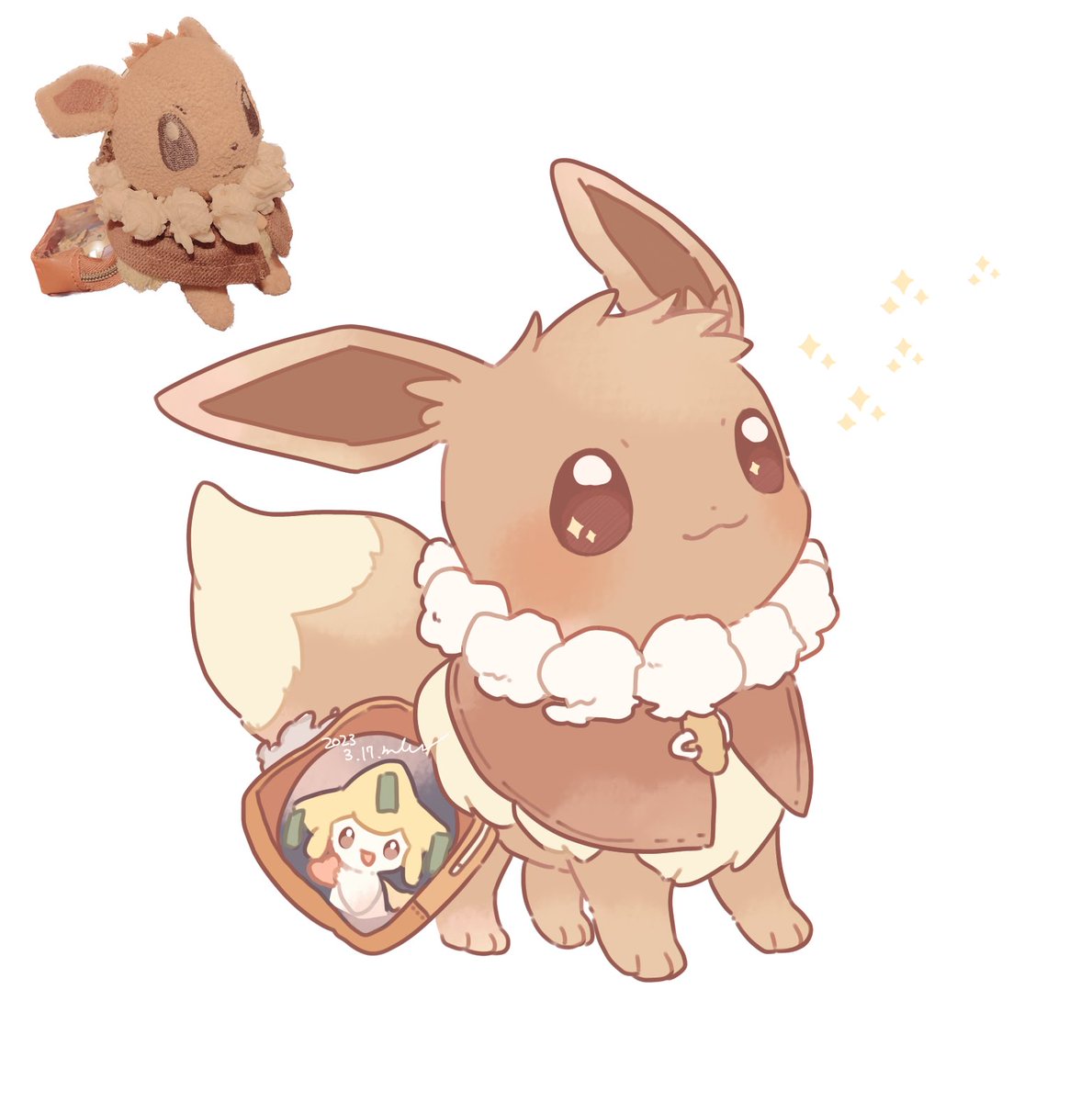 イーブイ「映画楽しみだね #つれてってイーブイ 」|🤎mkt🤍のイラスト