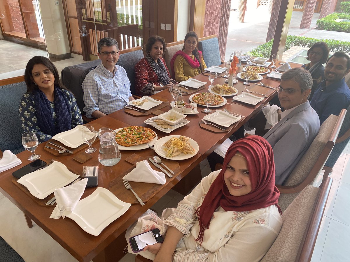 AsadNargis's tweet photo. while the 🪘 are beating for 40 yr celebrations , work is also happening… friendships, mentorship, partnership all on one table!
more to come from iRise team. @AKU global @JunaidRazzakMD @AdilHaiderMD @AkuPsychiatry #40yearsOfAKU #AKUOnwards https://t.co/ozsjzofIz0