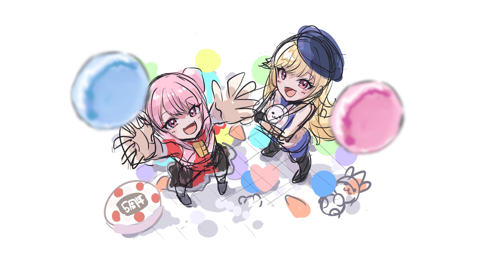 イラスト5点おまとめ 雀魂-じゃんたま- - 描き起こしイラスト 福姫 チャイナドレスver