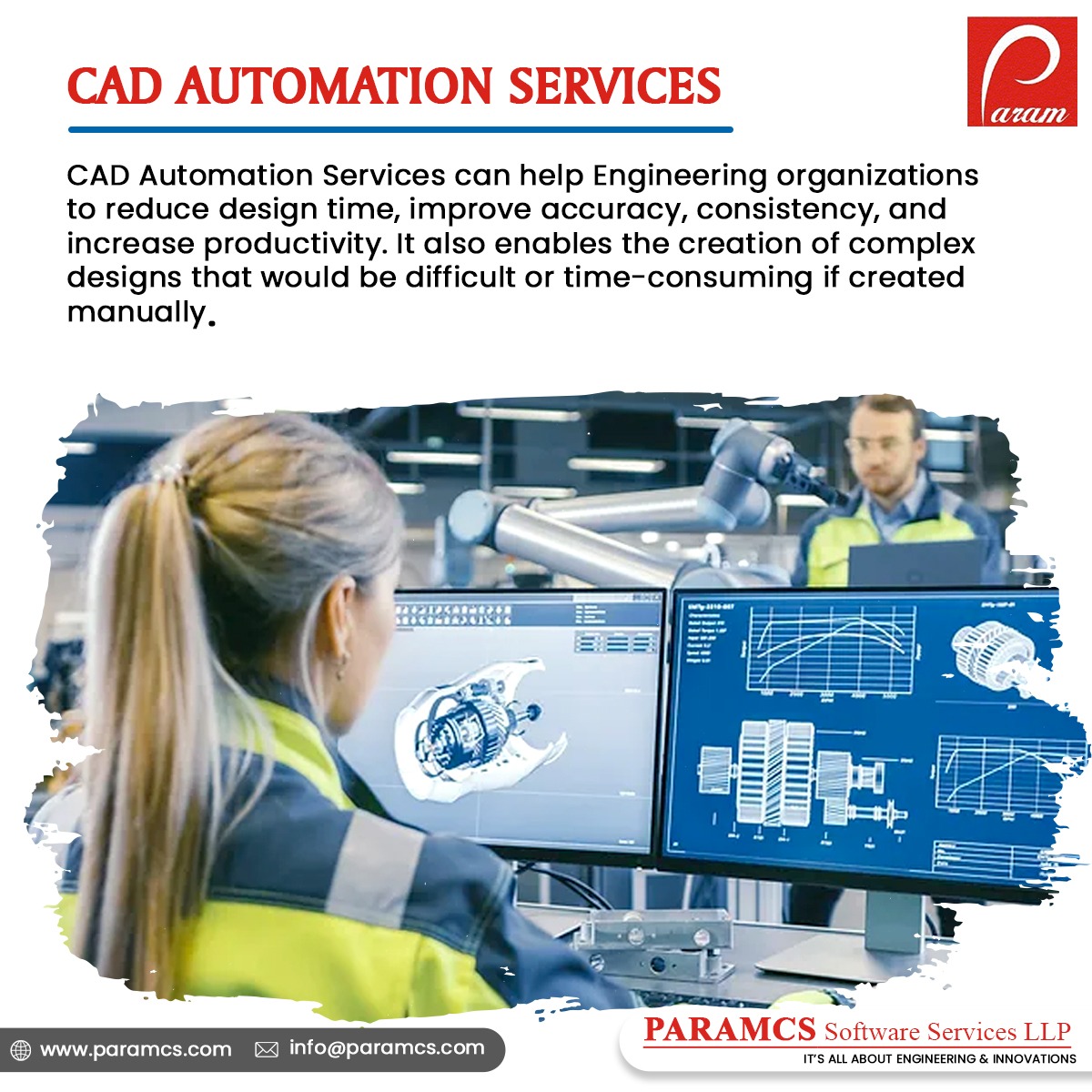 paramcs's tweet photo. PARAMCS Software Services LLP
For More Information
Contact Us- +91 9975648490
π https://t.co/aFeYiy6Szh
Email :- info@paramcs.com
#Engineering #CADCustomization #CADAutomation #DesignAutomation #BOMExport
#EngineeringSoftware #KnowledgeBasedEngineering #SoftwareIntegration https://t.co/tzGk7JQnwP