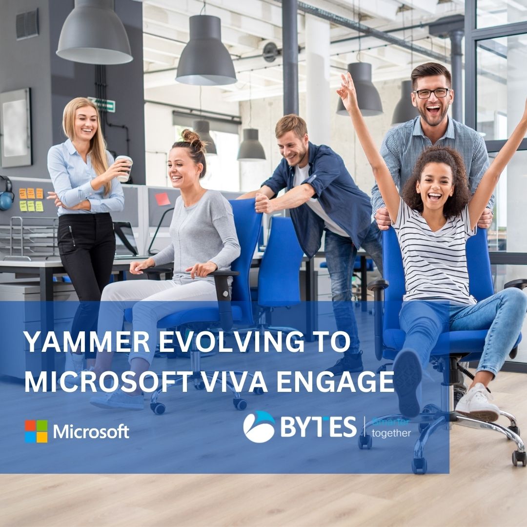 Microsoft have announced Yammer will become Microsoft Viva Engage. Viva Engage will have new capabilities including authentic expression, leadership engagement events, knowledge discovery and more! 

Read more here: microsoft.com/en-us/microsof…

#microsoftpartner #microsoftvivaengage