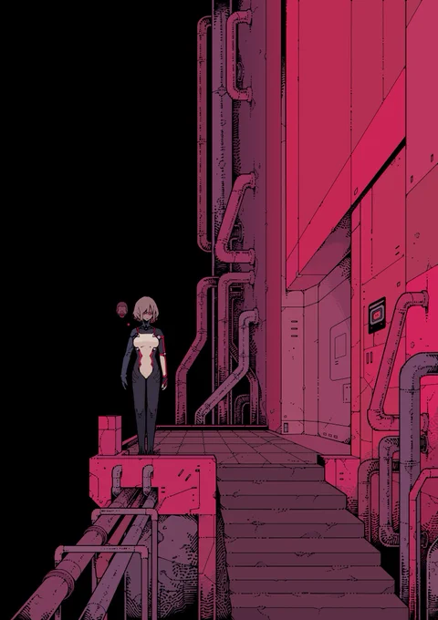 Today i turned 24! So allow me to shamelessly promote myself today.
I'm MACKLE a freelance illustrator and comic artist working on my scifi manga series CHOKEPOINT. 