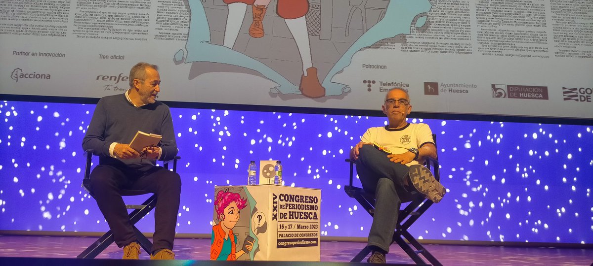 Master_ElMundo's tweet photo. Javier Pérez Albéniz @descodificador
presenta, en el XXIV Congreso de Huesca, su #libro 'Los reveses: una historia personal sobre #párkinson y #pingpong'.
#CongresoHuesca
@EscuelaUE
@congresodigital
#Periodismo https://t.co/1aN9dqnBBO