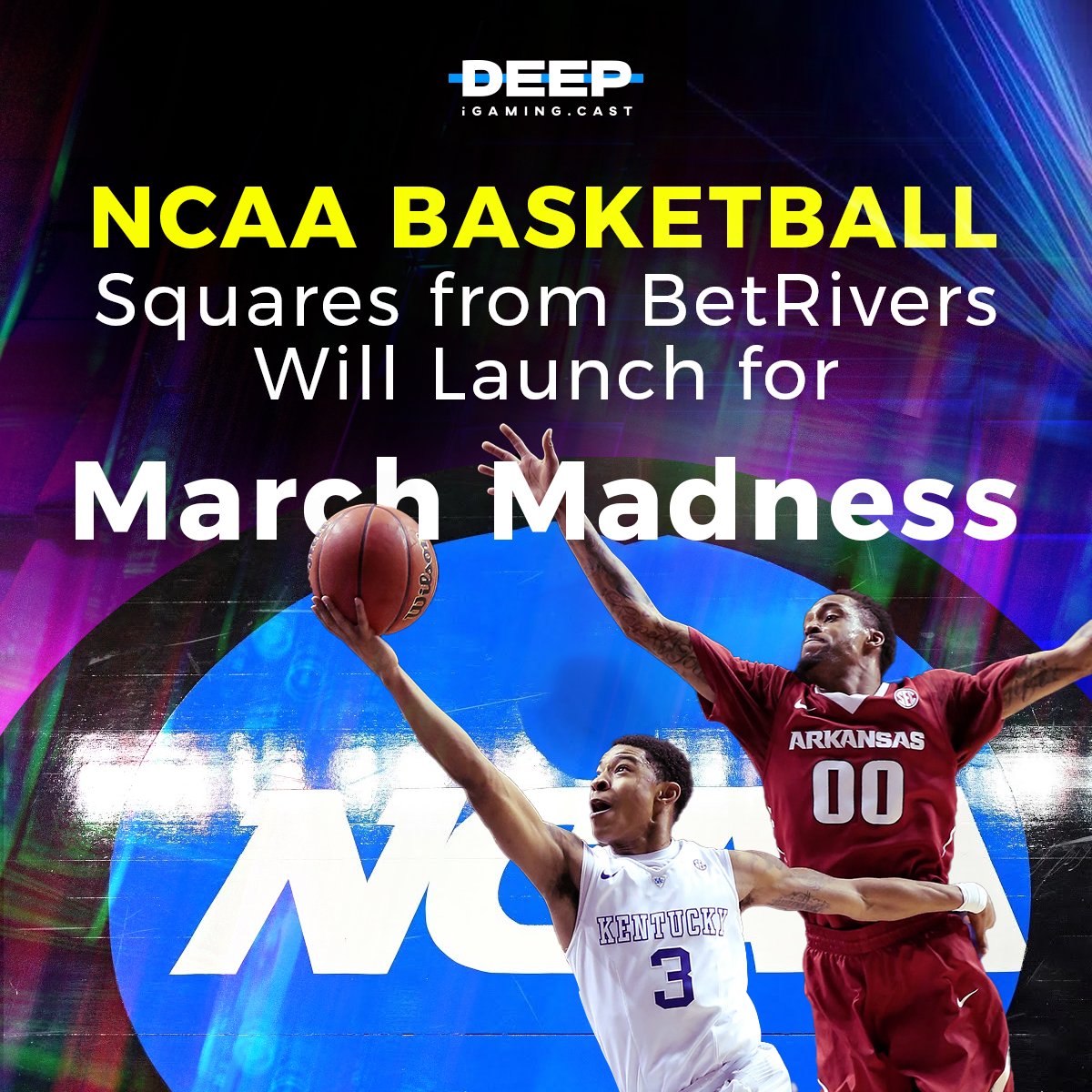 iGamingDeepcast's tweet photo. Basketball Squares is a new game that the bookmakers @BetRivers  and @PlaySugarHouse  are releasing just in time for @MarchMadnessMBB .

"MarchMadness is one of the biggest sporting events of the year," said Richard Schwartz, CEO of Rush Street Interactive. 

#deepcast https://t.co/QBIOZvrpqC