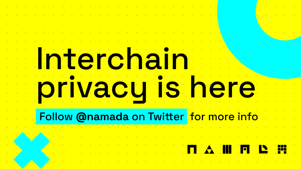 tokengraphdaily's tweet photo. 🚀 Top Web3 Project: @Namada

The next gen of #multichain privacy L1s, Namada offers Zcash-like privacy for any fungible token or NFT &amp; rewards privacy as a public good. This L1's unified shielded set is ushering in a new age for #privacy.

Follow @Namada: https://t.co/ncS78QzpxC https://t.co/oXuPjKyVnl