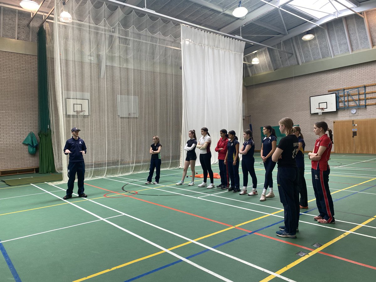howells_DoS's tweet photo. The GDST Cricket Trials are well underway thank you @NorthamptonHigh for allowing us to hold the trials here! Some snapshots so farโฆ. https://t.co/WQHggYCayz
