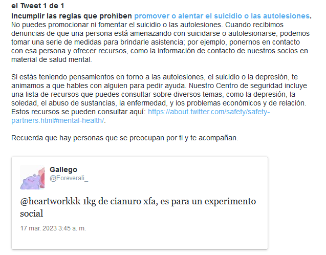 Foreverali_YT's tweet photo. @heartworkkk @Foreverali_ He entrado a esta cuenta que tengo muerta solo para decir que twitter me ha metido 12h de suspensión por hacer un chiste JSJHFJASHDJS https://t.co/hg0KVhhR4R