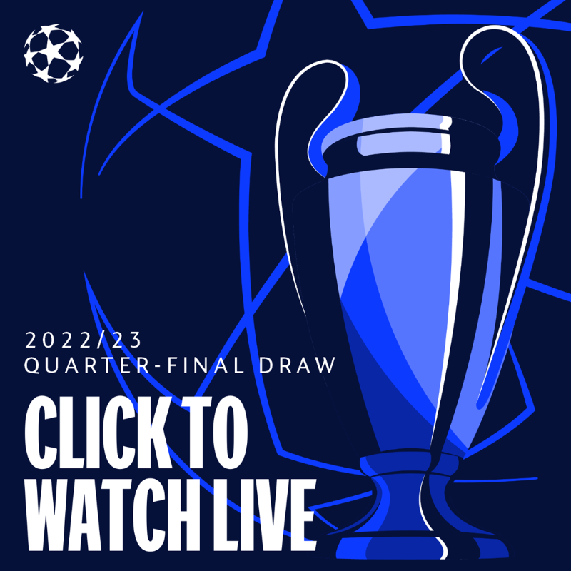 ChampionsLeague's tweet photo. It's #UCLdraw time... 🙌