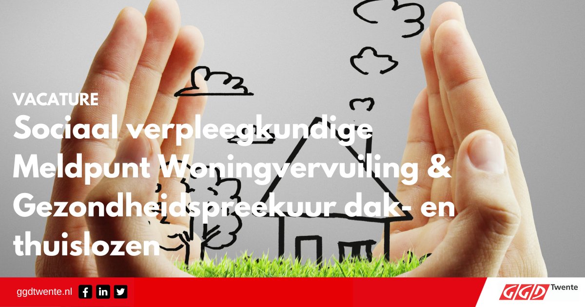 Voor ons Meldpunt woningvervuiling en Gezondheidsspreekuur dak- en thuislozen zoeken wij een Sociaal Verpleegkundige OGGZ

Heb jij interesse in deze functie, lees dan de vacature op onze website bit.ly/3yNxeJG
Enthousiast? Solliciteer en stuur ons jouw motivatie en CV