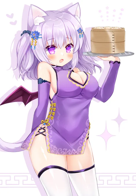 #オリジナル 猫耳チャイナ 