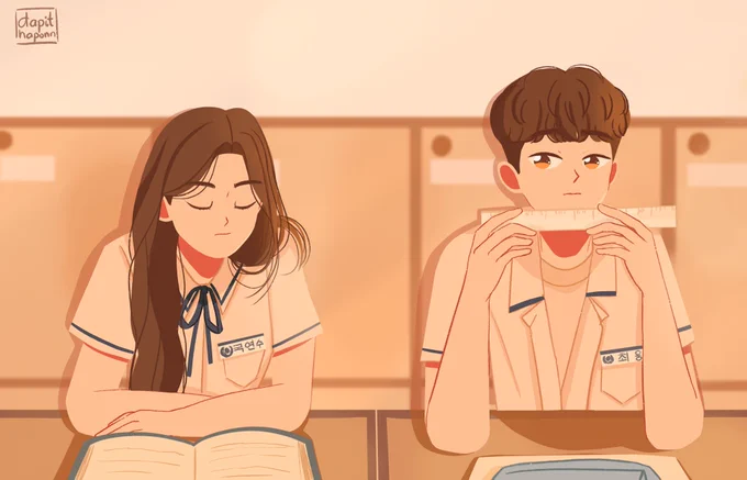 probably these our beloved summer scene redraws :")  