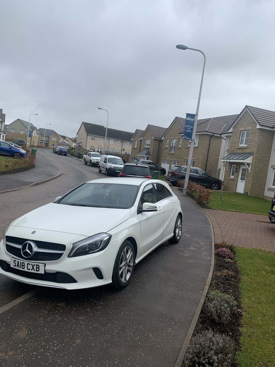 nfzuk's tweet photo. @SMilneHomes please stop you employees parking on our street and blocking drives a van just had mount the street missing just missing a pedestrian, tell them to park at your show home or on your site @polscotrpu @PerthandKinross https://t.co/4iJlQYb4j2