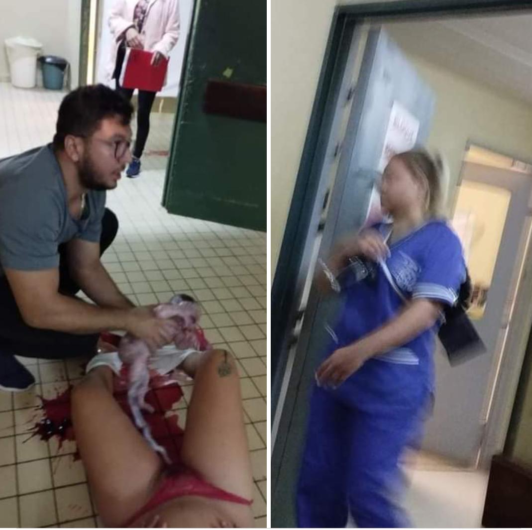 MJJ89448408's tweet photo. En el H. Nacional la mujer parió en el piso esperando atención mientras Médicos y enfermeras ausentes por estar haciendo campaña política. Así vamos a estar mejor? #ANRNuncaMas https://t.co/bFimwm6EsW