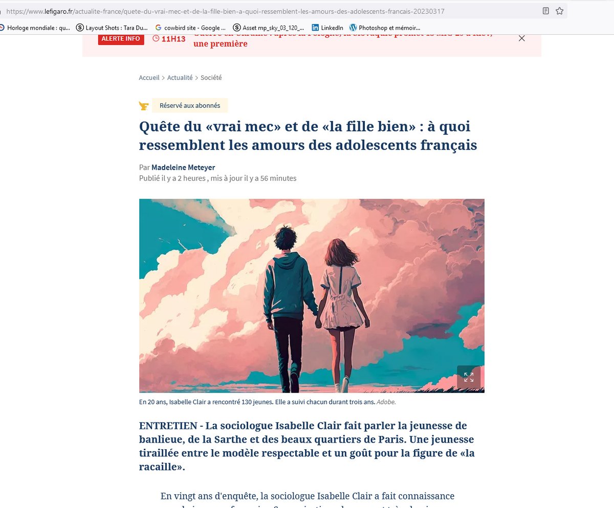 VincentJoubert4's tweet photo. L'IA chamboule nos industries.
Un exemple avec @Le_Figaro  qui cette semaine illustre un article avec une illustration générée par IA. La valeur de l'image et du travail des illustrateurs de presse n'est plus très loin du zéro ...
#IA #lefigaro #dessinpresse https://t.co/OPpdEOywNH