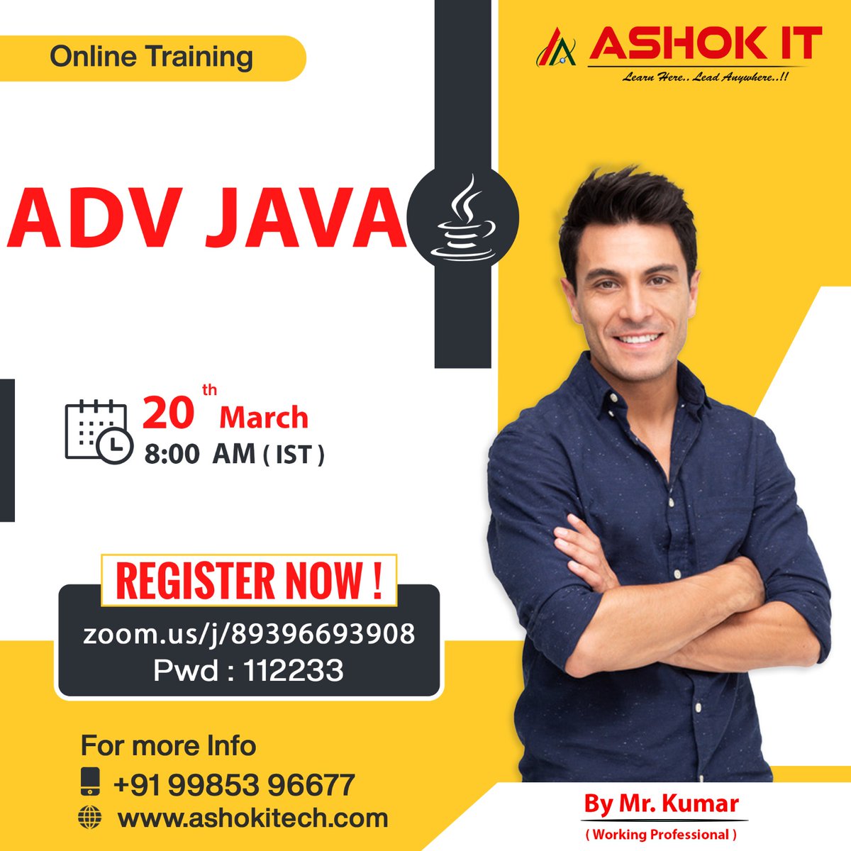 ashokitschool's tweet image. 🛑 Advanced Java 🛑
✍️ Enroll Now : bit.ly/3kUqTsD
👉 Free Demo On 20th-March @ 8:00 AM IST
🌐 Visit : ashokitech.com
CALL NOW: +919985396677
#AdvancedCProgramming #advancedjavacourse #Advancedjavaonlinecourse #Advancedjavaonlinetraining #advancedjavaonline