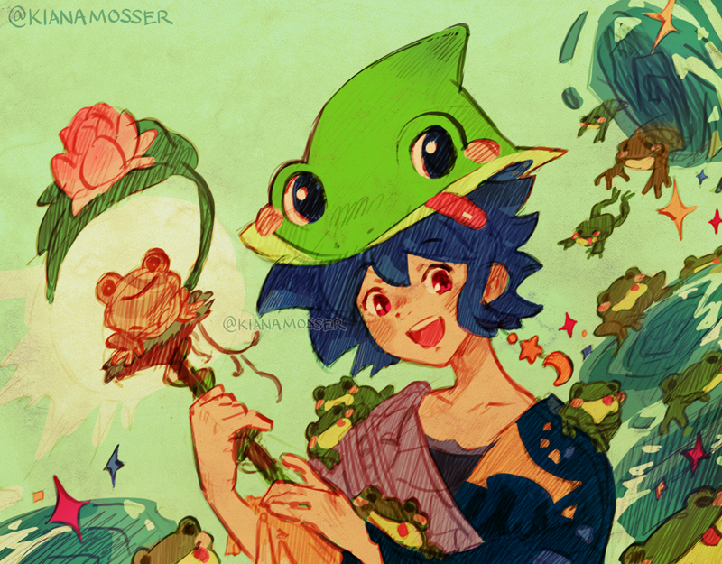 「green art  」|Kiana Mosser 🐇のイラスト