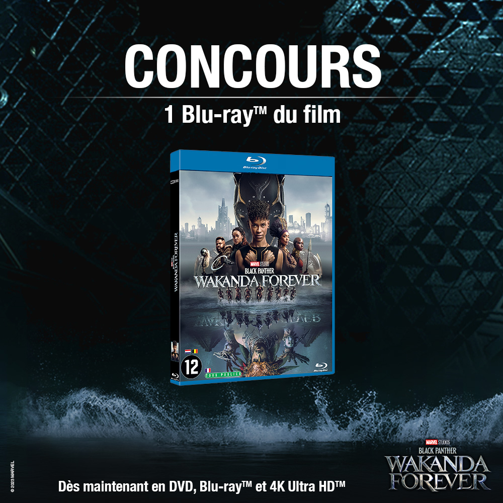 MarvelFR's tweet photo. Yibambe ! Tentez de remporter un Blu-ray du film Black Panther : #WakandaForever, en RT ce tweet. https://t.co/4wdBcykAn2