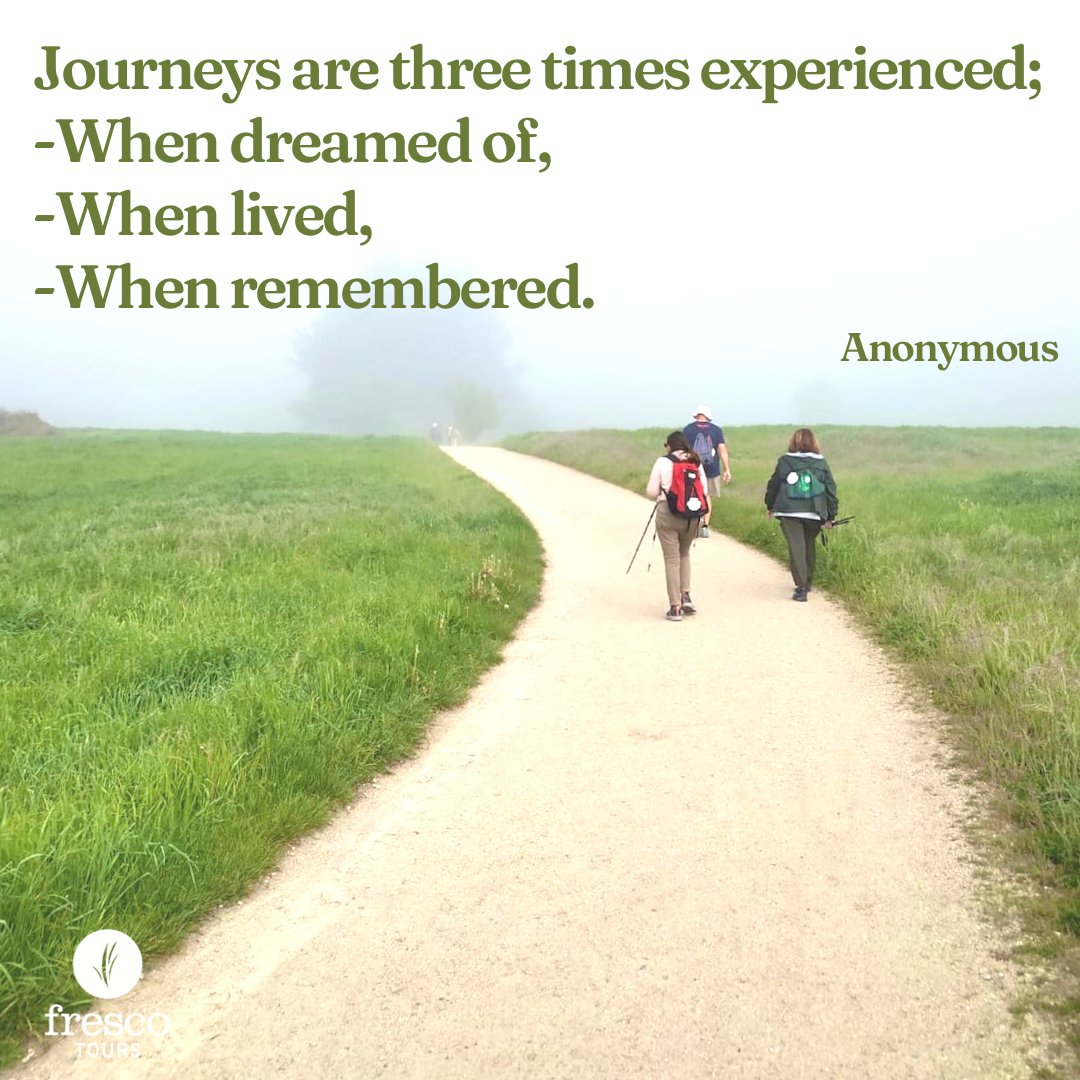 fresco_tours's tweet photo. Thank you Karen for the quote!
#CaminodeSantiago #CaminoQuote #BuenCamino #Travel #Adventure #Discover #Spain #FrescoTours #Vacation #Galicia #Journey https://t.co/dK7GyPX4su