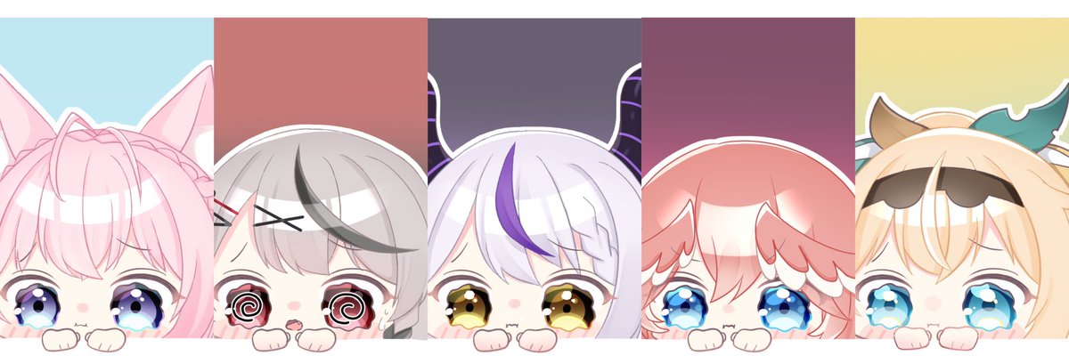 うるうるholoX
※タップ推奨

#Luillust
#こよりすけっち 
#laplus_artdesu 
#さかまた飼育日記 
#いろはにも絵を