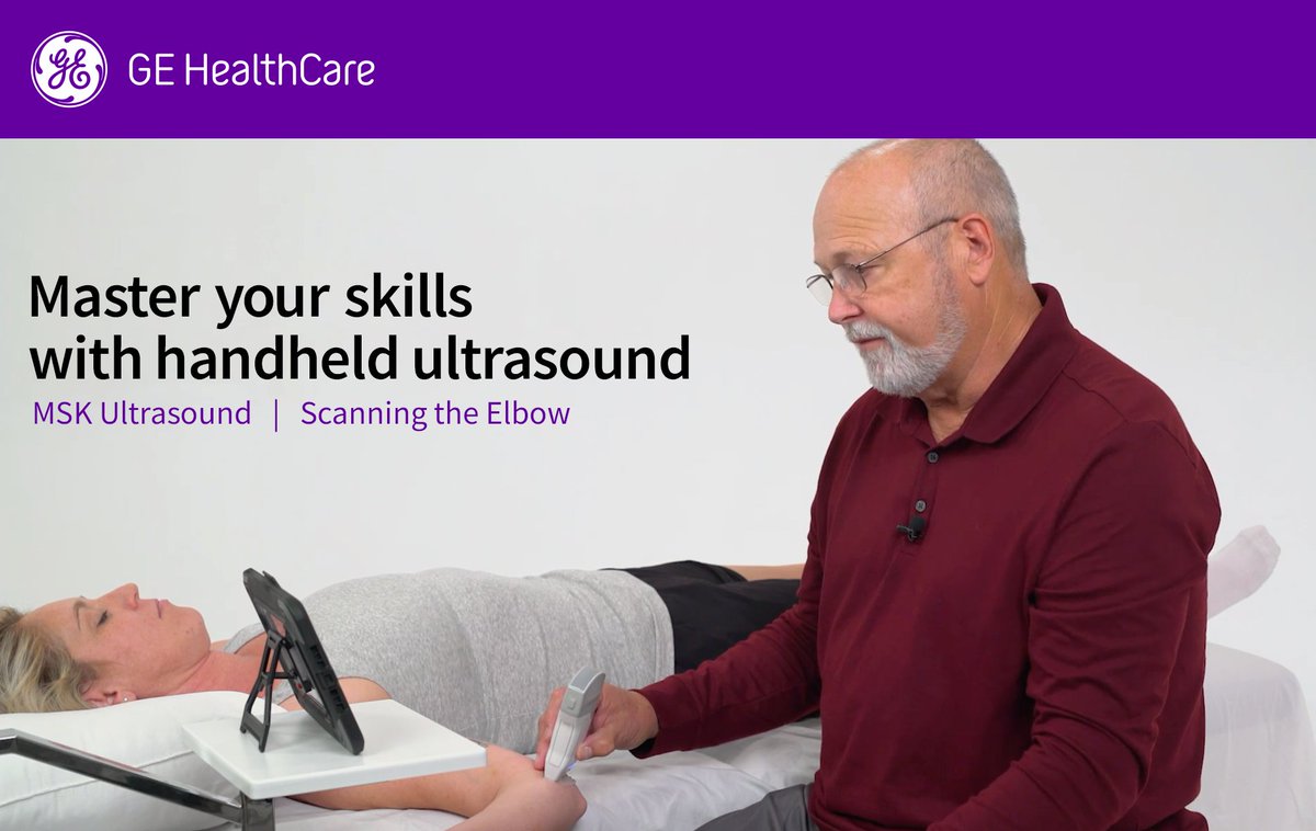 We are so excited for our next ultrasound #webinar “Scanning the Elbow”! All levels of #ultrasound users are welcome, even beginners.  March 22nd | 11 a.m. CST.  Register now. vscan.ge/3Yv5YKm
#SportsMedicine #MSKUS #POCUS