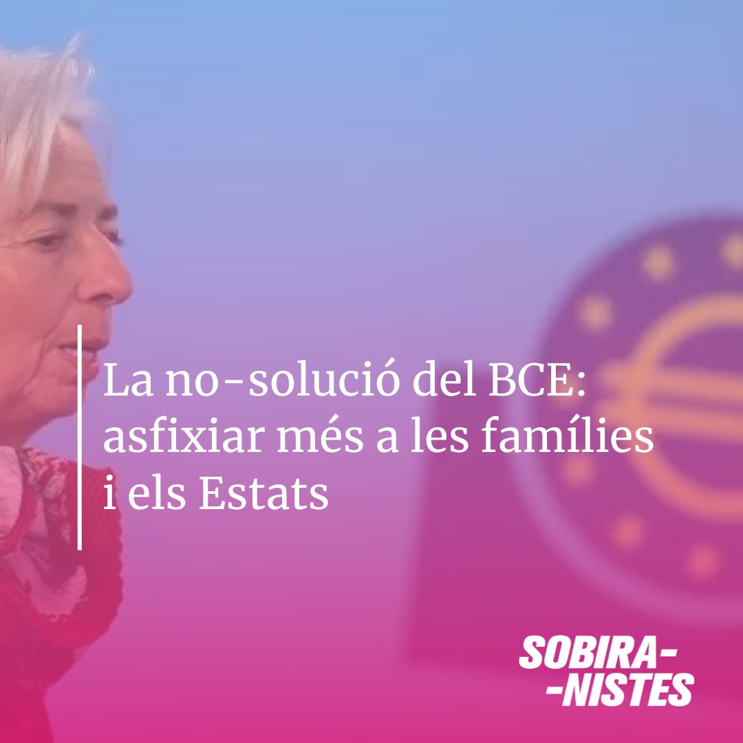 💶Vaja! No es podia saber… el BCE disposat a injectar liquiditat als bancs, asfixiant més a les famílies i als Estats, amb receptes que ja se sap que no funcionen.

🤷🏻‍♂️Què podria sortir malament?!

publico.es/economia/bce-s…
