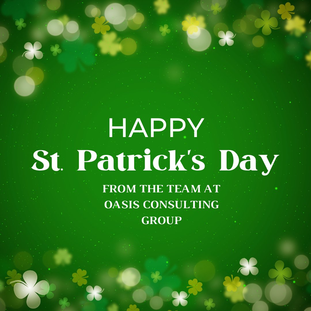 oasisconsult3's tweet photo. Today is St. Patrick's Day! What do you plan on doing to celebrate? ☘️ ☘️🪙🍀💚🤞🌈🍺🍻 
#OCG #StPatricksDay https://t.co/1RSPiAK7Wj