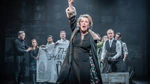Striking and provocative production #TheMerchantOfVenice1936 @HOME_mcr This new adaptation @TracyAnnO and @BrigidLarmour brings Shakespeares' difficult play into the East End of London when Fascists marched the streets. This is a real passion project ❤️
