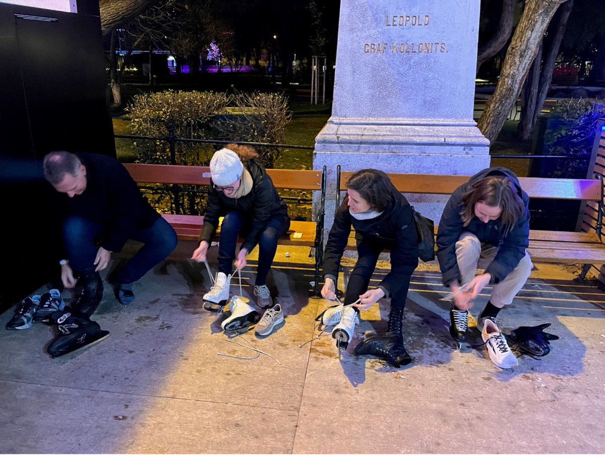 screenpointmed's tweet photo. We don't just work together; we skate together! Check us out at Vienna's famous double-decker ice rink during ECR 2023!

#TeamBonding #BestPlacetoWork #ScreenPointMedical #Transpara #TransparaAI #BreastAI #ECR2023 #Vienna https://t.co/qYR2YFugIk