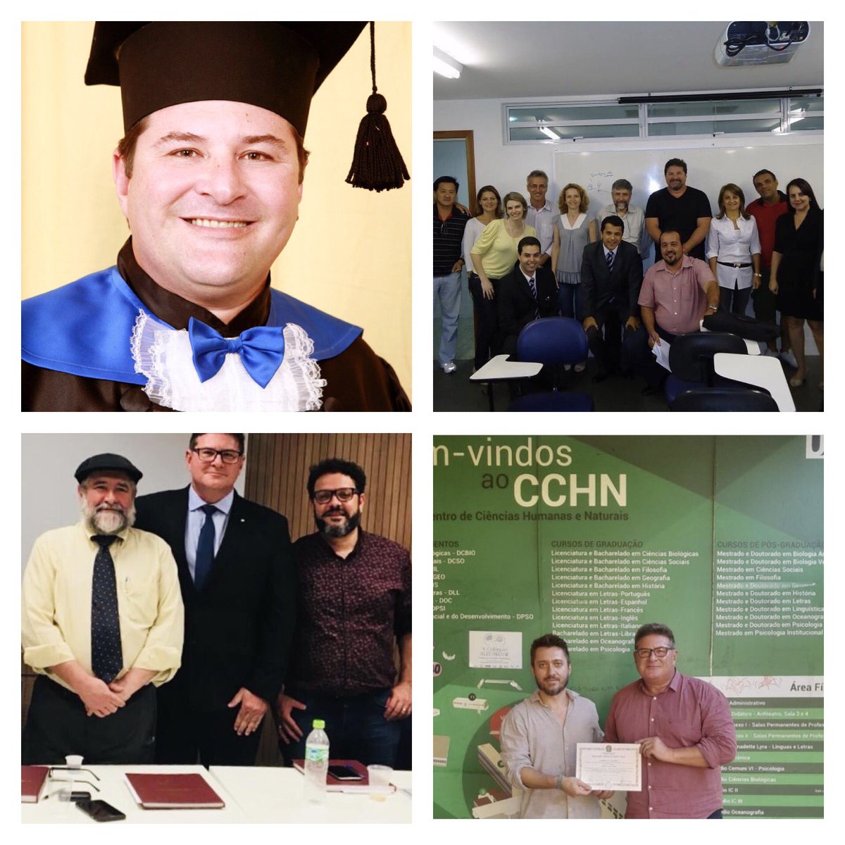 Aos 39…minha graduação…aos 45 meu mestrado…aos 50 meu doutorado e aos 54 meu pós-doutorado. Aos “Etaristas” de Plantão…Ao que sonha…jamais desista!
