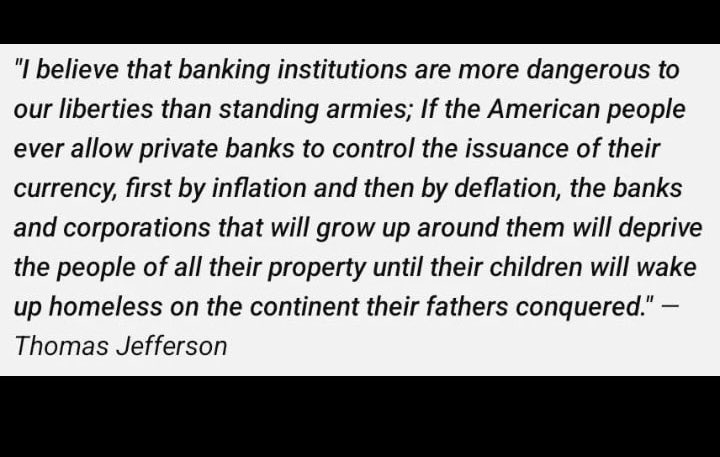 Thomas Jefferson's 1802 letter to Secretary of the Treasury Albert Gallatin discussing banks.🔥