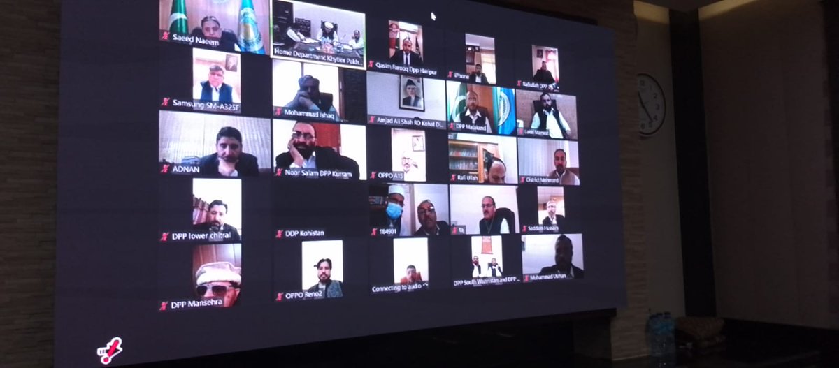 kpprosecution's tweet photo. Meeting on Trafficking in Persons. Chaired by Additional Secretary Judicial Home Department &amp; Mr. Atiq Ur Rehman Director Monitoring Prosecution. All learned Regional Directors Prosecution &amp; District Public Prosecutors participated online. 
#kpprosecution https://t.co/pbVVsi7DZY