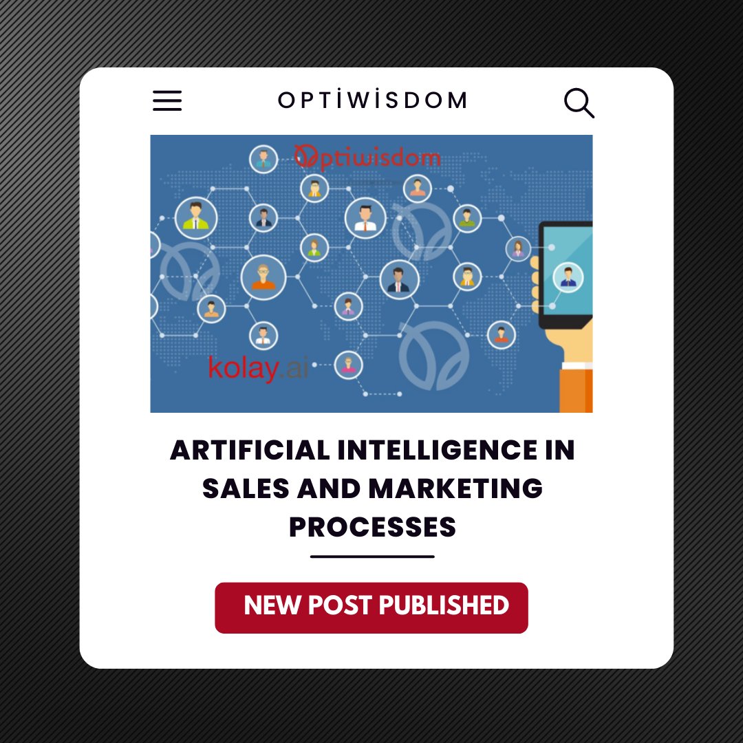 bilkavofficial's tweet photo. Use of Artificial Intelligence in Sales and Marketing Processes

Link: https://t.co/3Phbv6hyqX

#artificialintelligence #marketing #sales #crm #machinelearning #dataanalytics #datascience #data https://t.co/svE0or4O4A