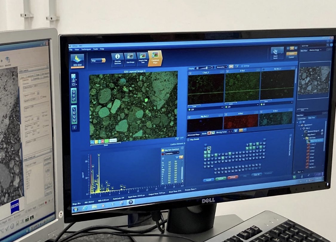 cnr_igag's tweet photo. #News_igag
#Progetto #GeMON effettuate nel #Laboratorio di Microscopia Elettronica e Microanalisi EDS del #cnr_igag sede @SapienzaRoma le analisi al SEM - EDS di 20 campioni di roccia della #Necropoli #Madonna dell’Olivo a #Tuscania
https://t.co/yrpU2prVjQ https://t.co/HnVmJcN2pS
