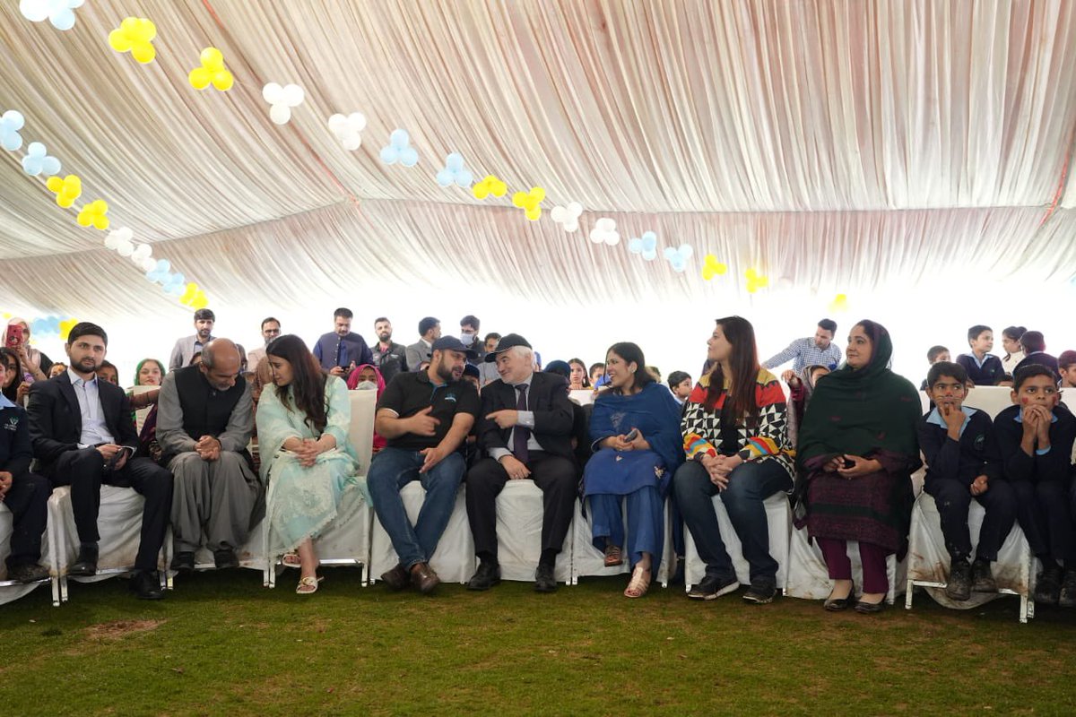 We are honoured to have His Excellency Mr Alfred Grannas <a href="/GermanyinPAK/">Ina Lepel</a> with us at the Children’s Festival.
We aim to build a strong partnership for the betterment of the people of Pakistan 🇵🇰🇩🇪 <a href="/IslamicReliefDE/">Islamic Relief DE</a> #TahaffuzSayHaiMeraAajAurKal