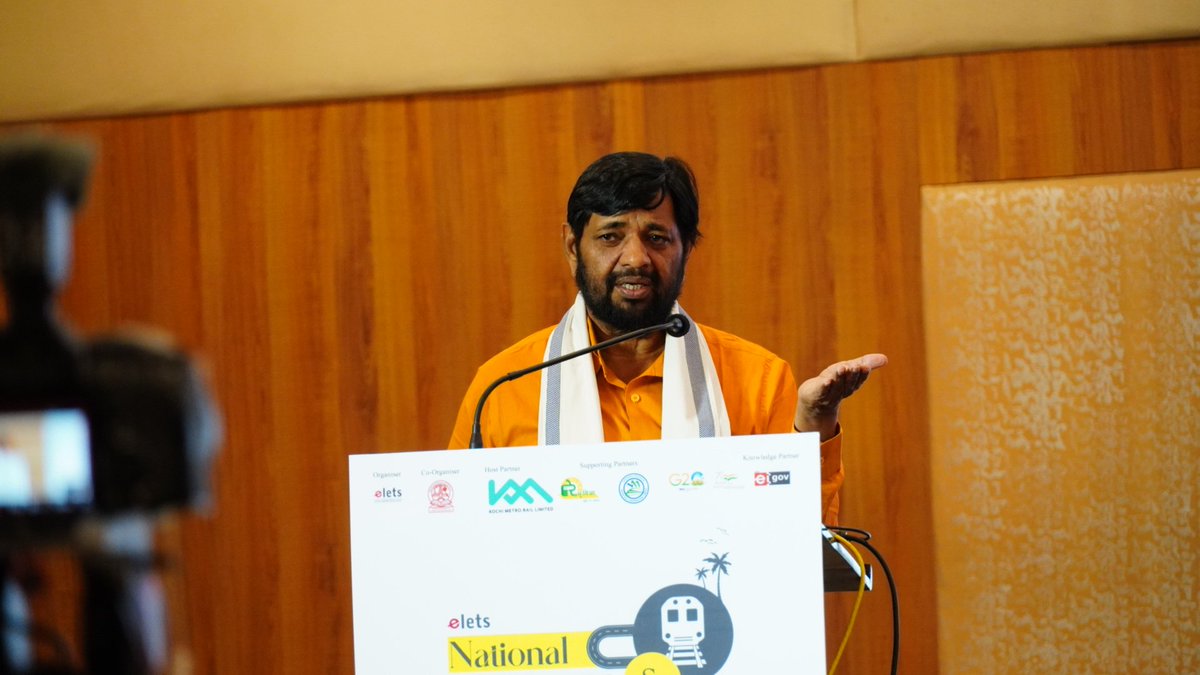 MetroRailKochi's tweet photo. Elets National Railway &amp; Transport Innovation Summit kicked off at Hotel Holiday Inn in Kochi, today.

#kochi
#kochimetro
#AzadiKaAmritMahotsav
#G20
#elets https://t.co/fUUDcLwFPi