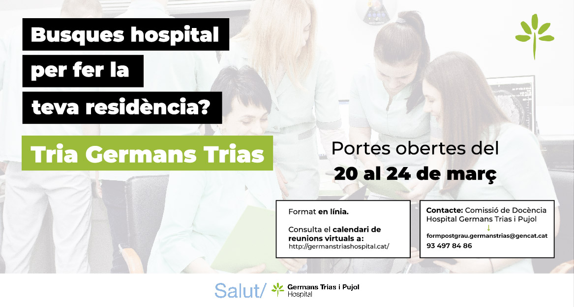 ❗Dilluns comencen les Jornades de Portes Obertes #MIR2023 #IIR2023 #BIR2023 #FIR2023 #PIR2023 #QIR2023 

💘L'oferta formativa de #hgermanstrias et seduirà

Inscriu-t'hi
👇🏼
bit.ly/PObertesHGT2023

🎯 #TriaGermansTrias #ResidentsICS