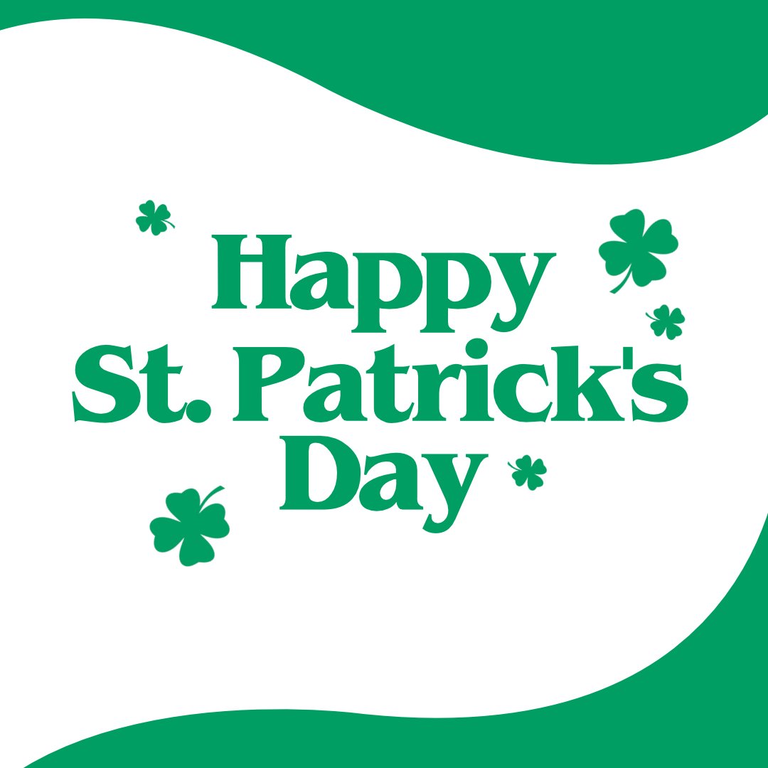 From everyone at the team, we would like to wish you a very Happy St. Patrick's Day.
-
-
-
-
-
#stpatricksday #happystpatricksday #saintpatricksday #friyay #friday #fridayfeeling