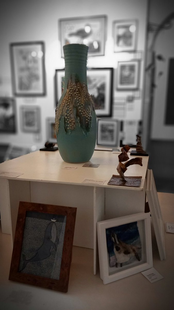 Lots of Live Art at Victoria Hall #Oakham today!
Felt Artist Eve Marshall in the Allman Gallery Vitamin Sea Exhibition & Potter Connie Taylor in her studio & shop.

#happyplace
#happyartists 

Come see us!