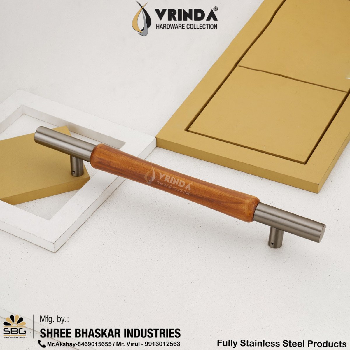 VrindaHardware's tweet photo. Vrinda Hardware's  exclusive and designer main door handle attract your home interior and elegance look..!!

#Vrindahardware #vrinda #bhaskergroup #hardware #curtainsdesign #curtainbracket #curtains #curtainaccessories #drawer #knob #hardwareproducts #bridgestreet #rajkot https://t.co/4oQzmr4Imu