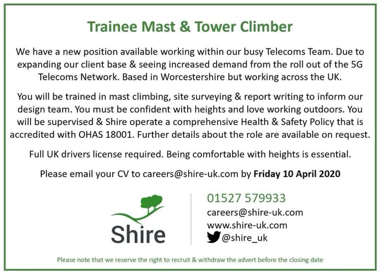shire_uk's tweet photo. Shires Telecoms Team are recruiting, please read below if you are interested😄

#recruitment #telecommunications #shire #newposition #teamwork https://t.co/Baquwsl3Jz