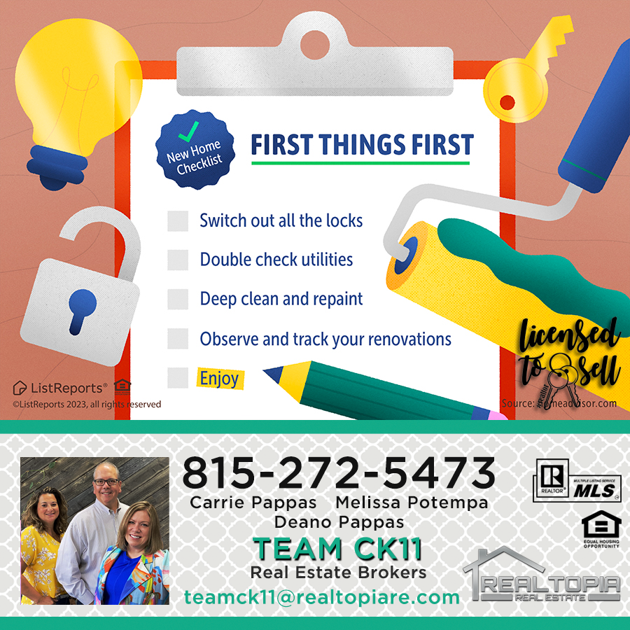 Ck11Team's tweet photo. Buying? Selling?
Always Accepting New Clients!
We Always Love Referrals!
Call Carrie Pappas and her TEAM CK11 - Realtopia Real Estate. They have the answers. 815-272-5473 #teamck11 #realtopia #happyhoming #sellwithteamck11 https://t.co/6mcFPEqsvc