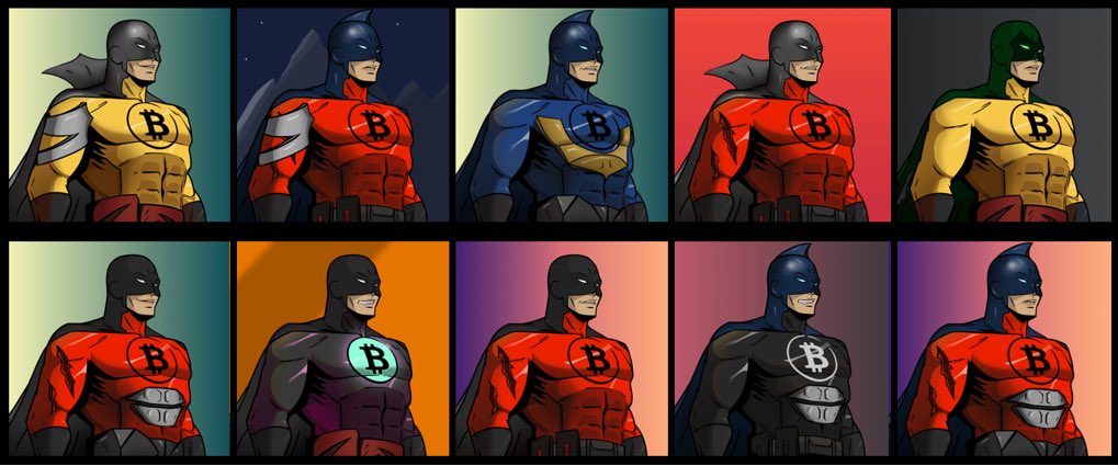 Hpalsbo2's tweet photo. BITMAN hits the market hard today 🔥 Find him at  💜 @cryptocrewnfts 💜 The home of Superheros 🔥 https://t.co/Ml9YOyyXyK
