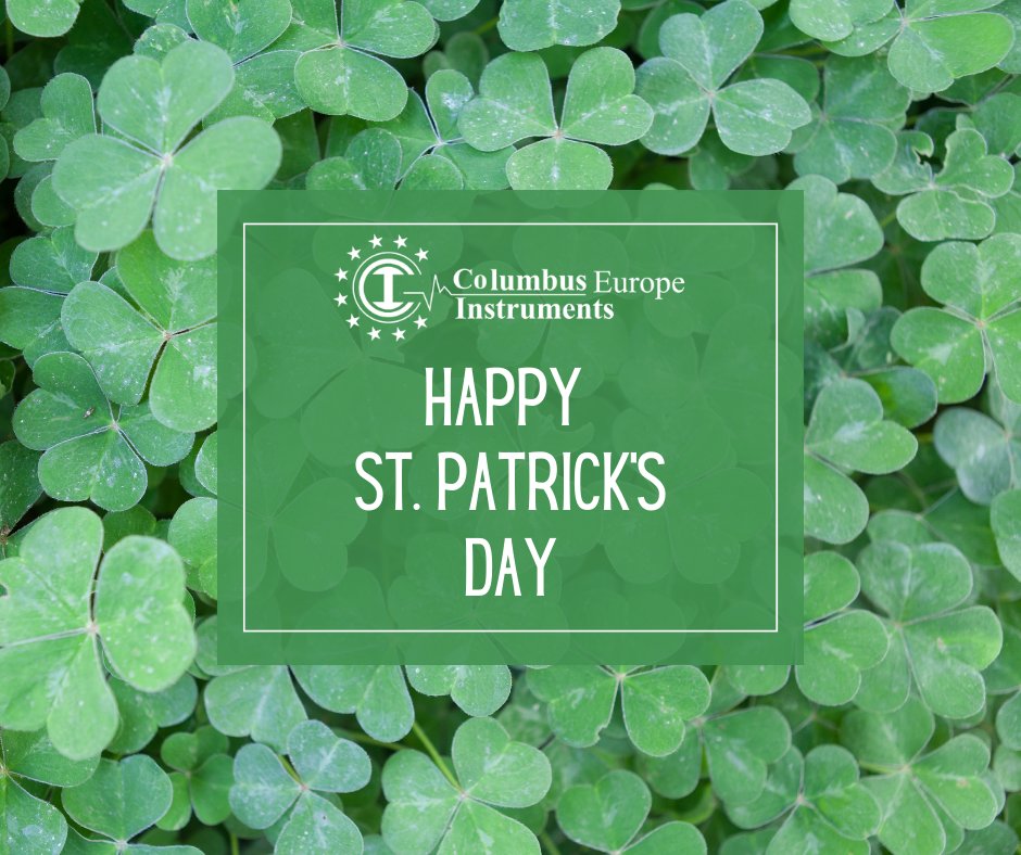 ColumbusBio's tweet photo. Happy St. Patricks Day from all of the team from Columbus Instruments Europe! https://t.co/a4qsrC1go6