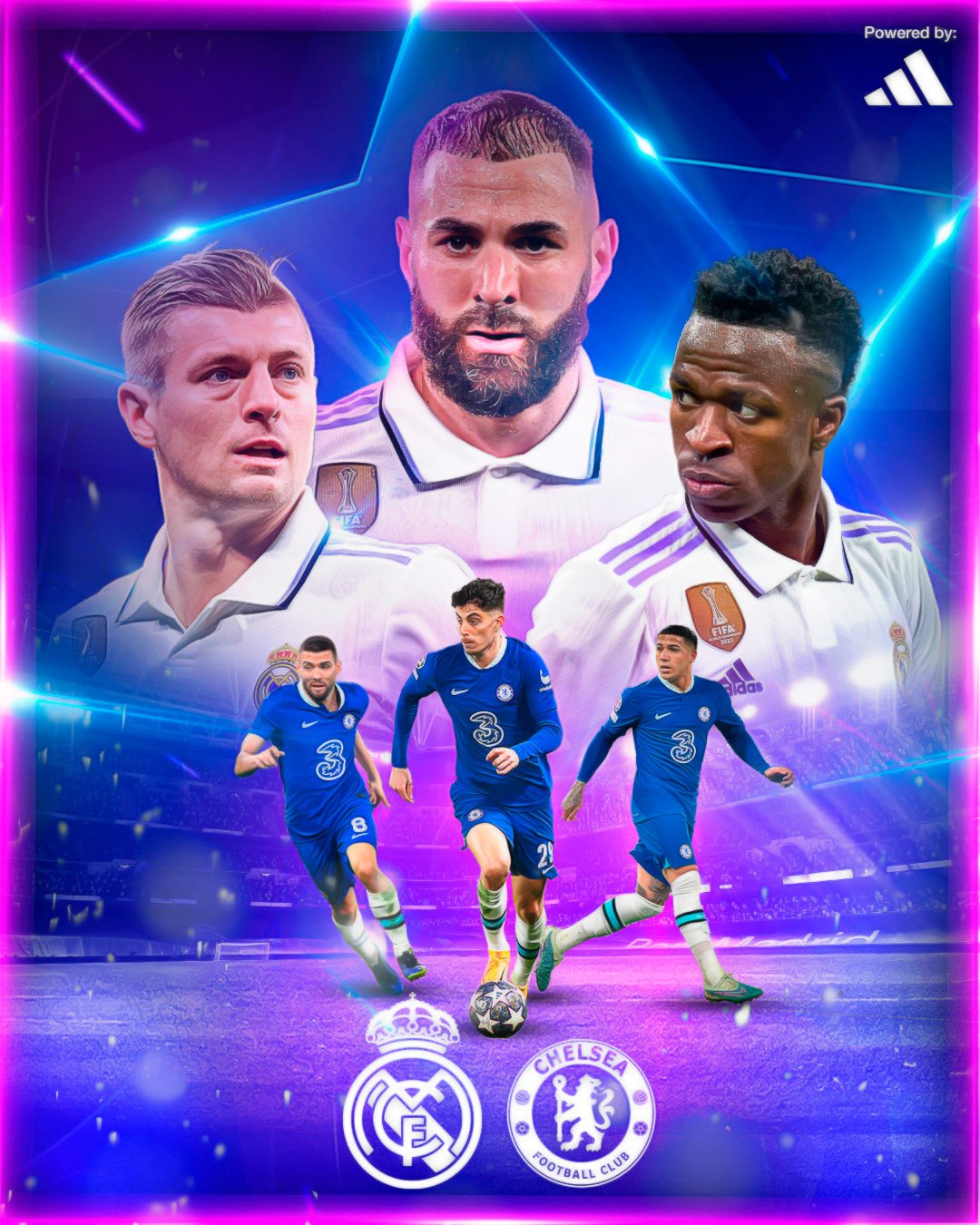 Real Madrid x Chelsea: Quartas da Champions League. - Dibrou Sports