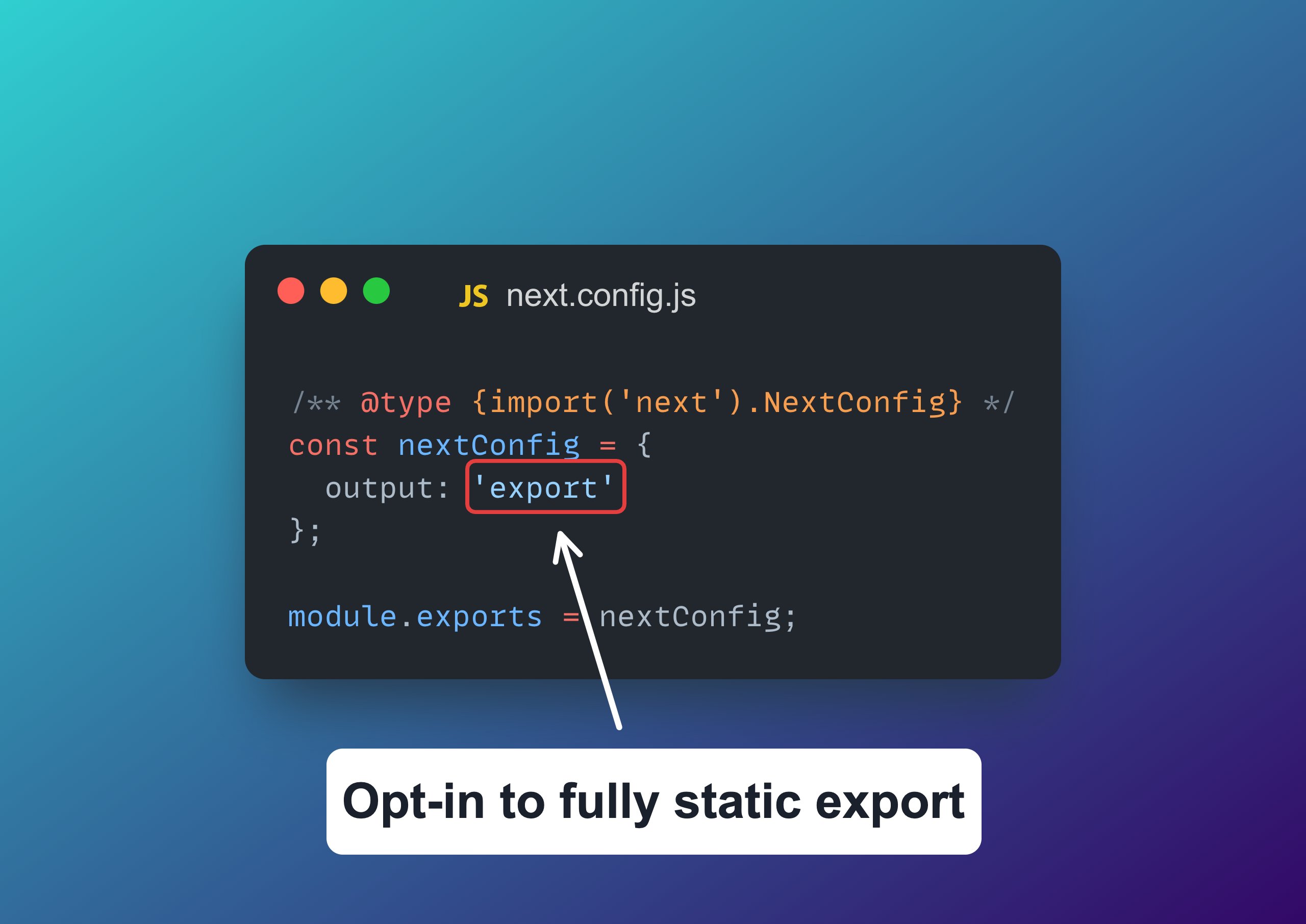 Tim on twitter we ve been working on improving next export app