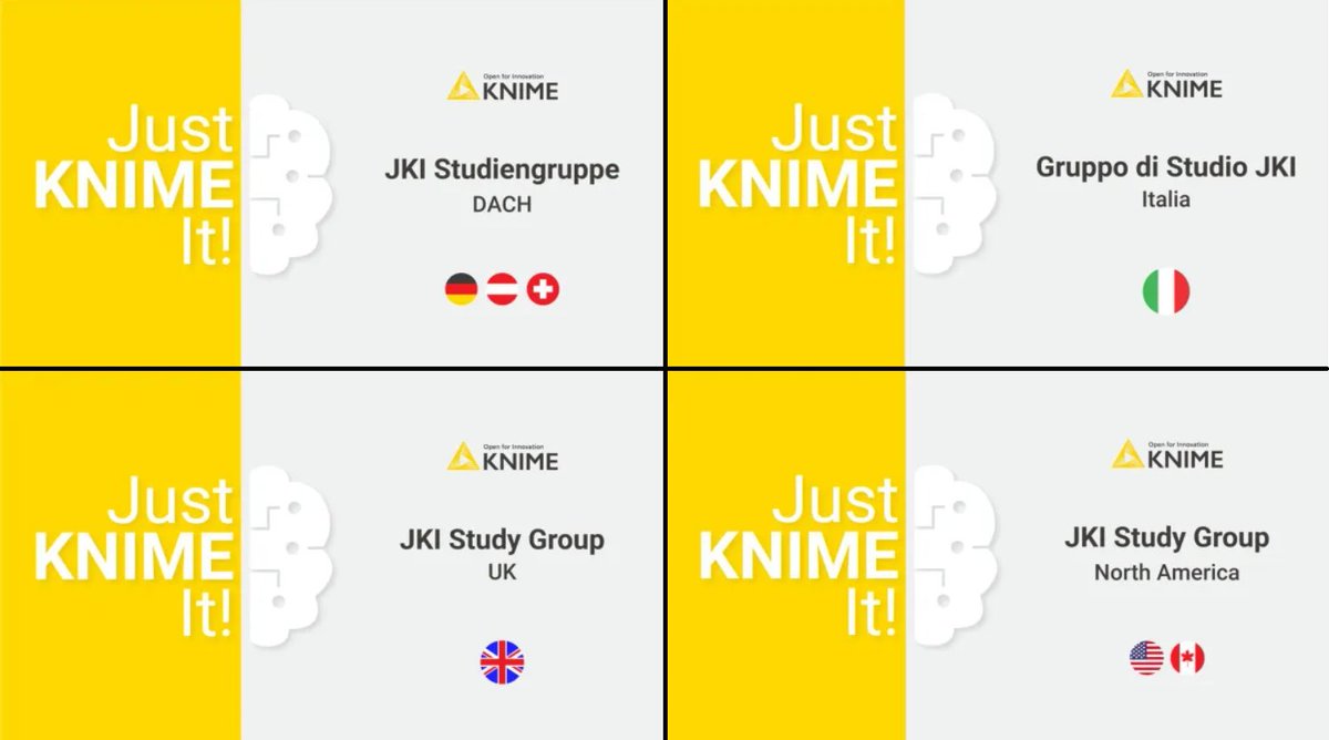paolotamag's tweet image. Don&apos;t miss today the Just #KNIME It #StudyGroups!

Invite friends and colleagues who want to get started with @KNIME!

Register to the study group for your own region/language/time zone in the thread 🧵below!

#datascience #lowcodenocode #machinelearning #analytics #opernsoiurce