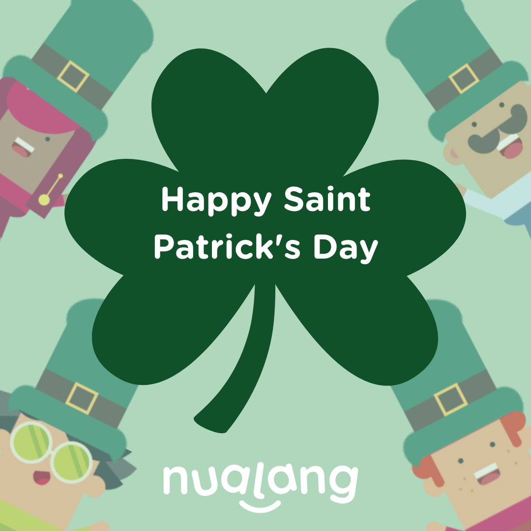 Happy Saint Patrick's Day ☘️ 

We hope you have a fantastic day celebrating 🥳

#stpatricksday #stpaddysday #edtech #languagteacher #teachertwitter #langchat #edutwitter #lngtwt #EdShareIE #wlchat #mflchat